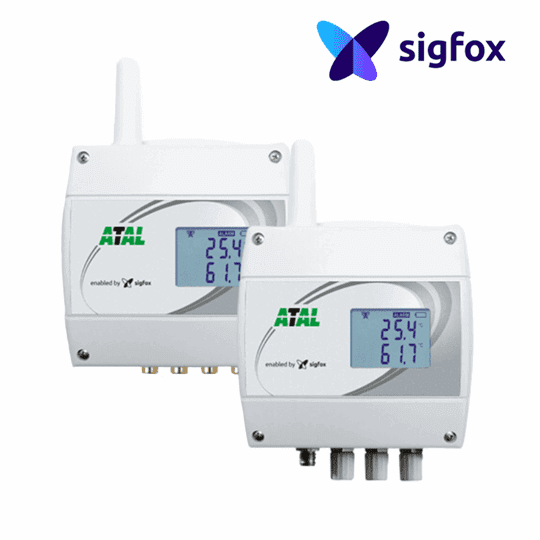 Afbeelding van ASF-05 Draadloze 4-kanaals temperatuur sensor met Sigfox communicatie